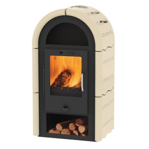 ALFA PLAM, krbová kamna ORIJENT s keramickou obložkou, merano, horní, průměr 150 mm, 6 kW