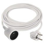 Prodlužovací kabel – spojka, 7m, bílý