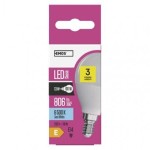 LED žárovka Classic Mini Globe 8W E14 studená bílá