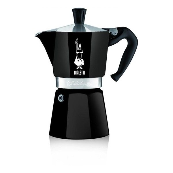 BIALETTI MOKA EXPRESS ČERNA 3 ŠÁLKY