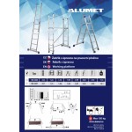 Alumet, variabilní pracovní plošina SM, 170 x 70 cm, max. 150 kg, záruka 5 let