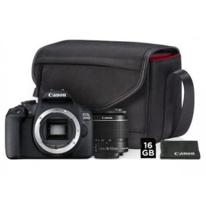 Canon EOS 2000D + 18-55 IS + SB130+16GB