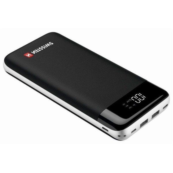 Swissten BLACK CORE POWER BANK 30000 mAh