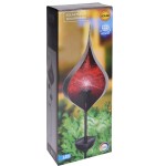 Koopman, Solární LED svítilna s rotační koulí průměr 17 cm, výška 130 cm, modrá