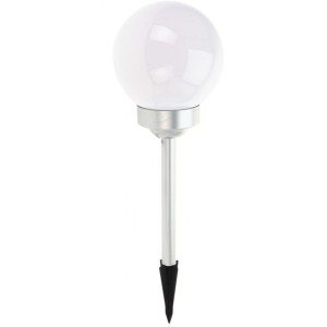 Koopman, Solární LED svítilna ProGarden s rotační koulí průměr 15 cm, výška 47 cm