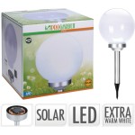 Koopman, Solární LED svítilna ProGarden s koulí průměr 25 cm, výška 68 cm