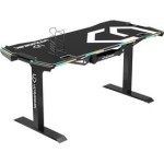 Herní stůl FORCE - bílý RGB ULTRADESK
