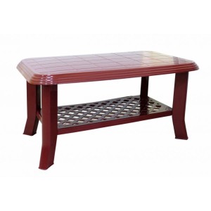 Mega Plast, plastový stůl Club, rozměr 90 x 55 cm, výška 44 cm, bordó
