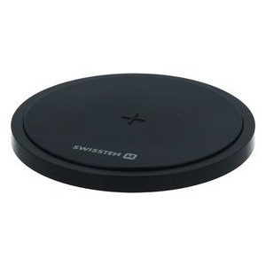WIRELESS NABÍJEČKA 15W ČERNÁ SWISSTEN