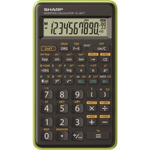 Sharp kalkulačka - EL-501T - zelená