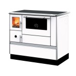 ALFA PLAM, sporák ALFA 90H DOMINANT ECO, teplovzdušný 8 kW, pravý, bílý