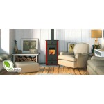 ALFA PLAM, krbová kamna ELITA III 8 kW, červená