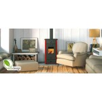ALFA PLAM, krbová kamna ELITA III 8 kW, červená