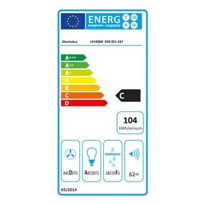 LFV436K ODSAVAČ PAR KOMÍNOVÝ ELECTROLUX