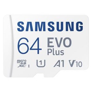 MicroSDXC 64GB EVO Plus+SD adap SAMSUNG