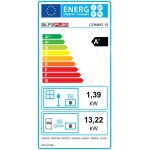 ALFA PLAM, peletová kamna s výměníkem COMMO 15 ECO 15 kW, červená