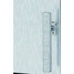 ALFA PLAM, sporák INOX 75, teplovzdušný 6 kW, pravý, červený