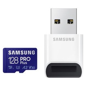 MicroSDHC 128GB PRO Plus+USB adp SAMSUNG